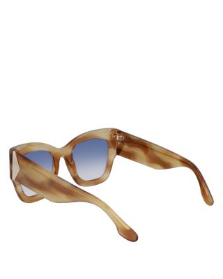 Plaque Butterfly Sunglasses, 51mm