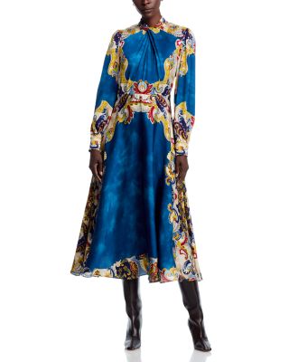 The Raquel Twist Neck Midi Dress