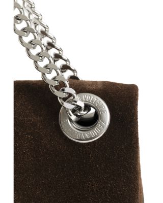 Rock II Suede Leather Clutch