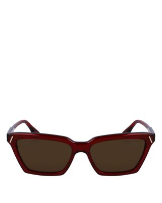 Guilloche Geometric Sunglasses, 57mm