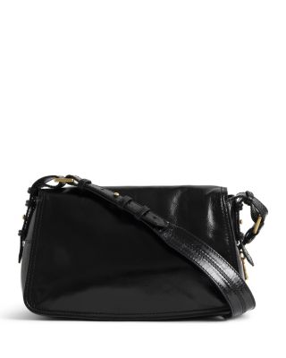 Le Zouzou Vintage Effect Patent Leather Bag