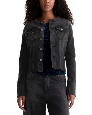 Robyn Collarless Denim Jacket 