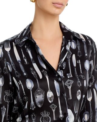 Tyler Silk Printed Blouse