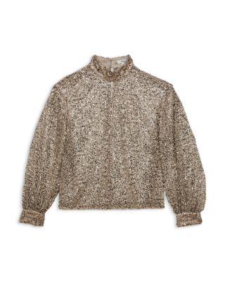 Sienna High Neck Embellished Top