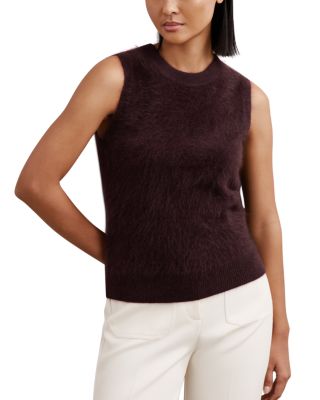 Mel Brushed Cashmere Sweater Vest