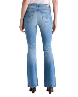 Farrah Mid Rise Bootcut Jeans in 18 Years Bisou