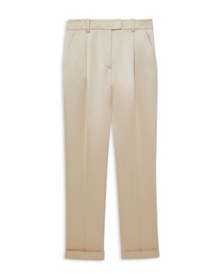 Celia Tapered Satin Pants 