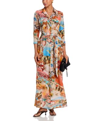 Cameron Silk Long Shirt Dress