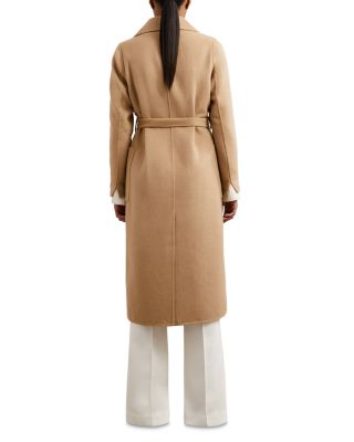Lucia Wool-Blend Double Breasted Blindseam Coat