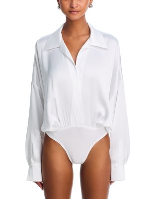 Collared Shirt Bodysuit