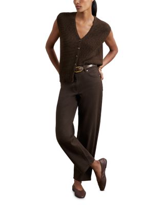 Lily Button Through Knitted Top