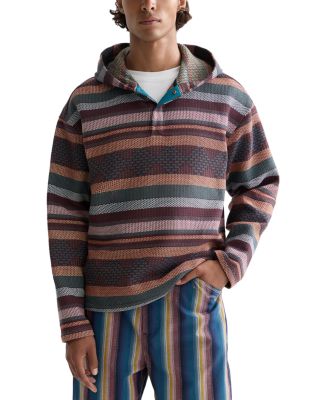 Jacquard Striped Hoodie