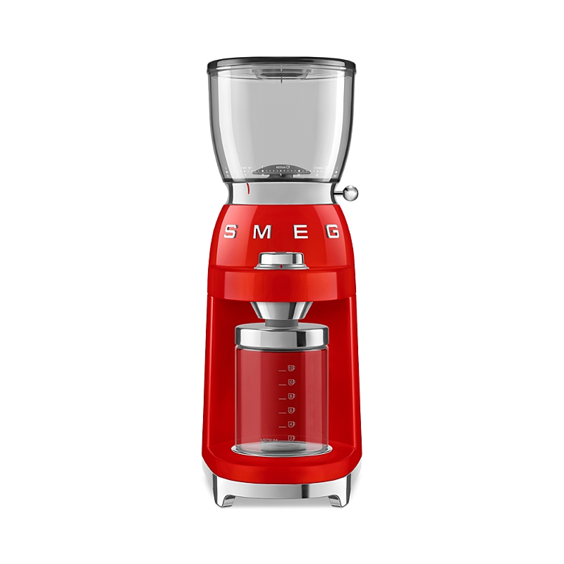 Smeg 50s Retro Style Coffee Grinder In Red