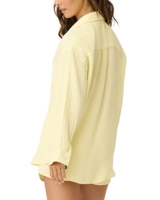 x PJ Salvage Contrast Cuff Shirt