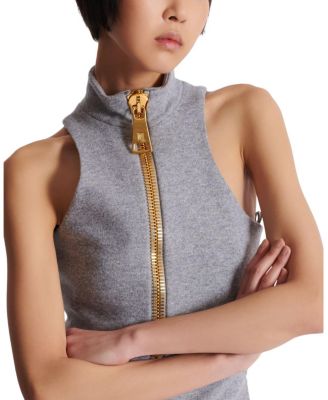  Sleeveless Cotton Knit Top