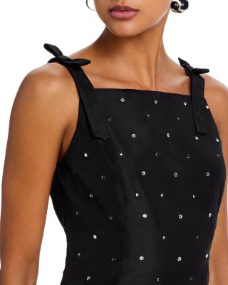 Rhinestone Mini Dress