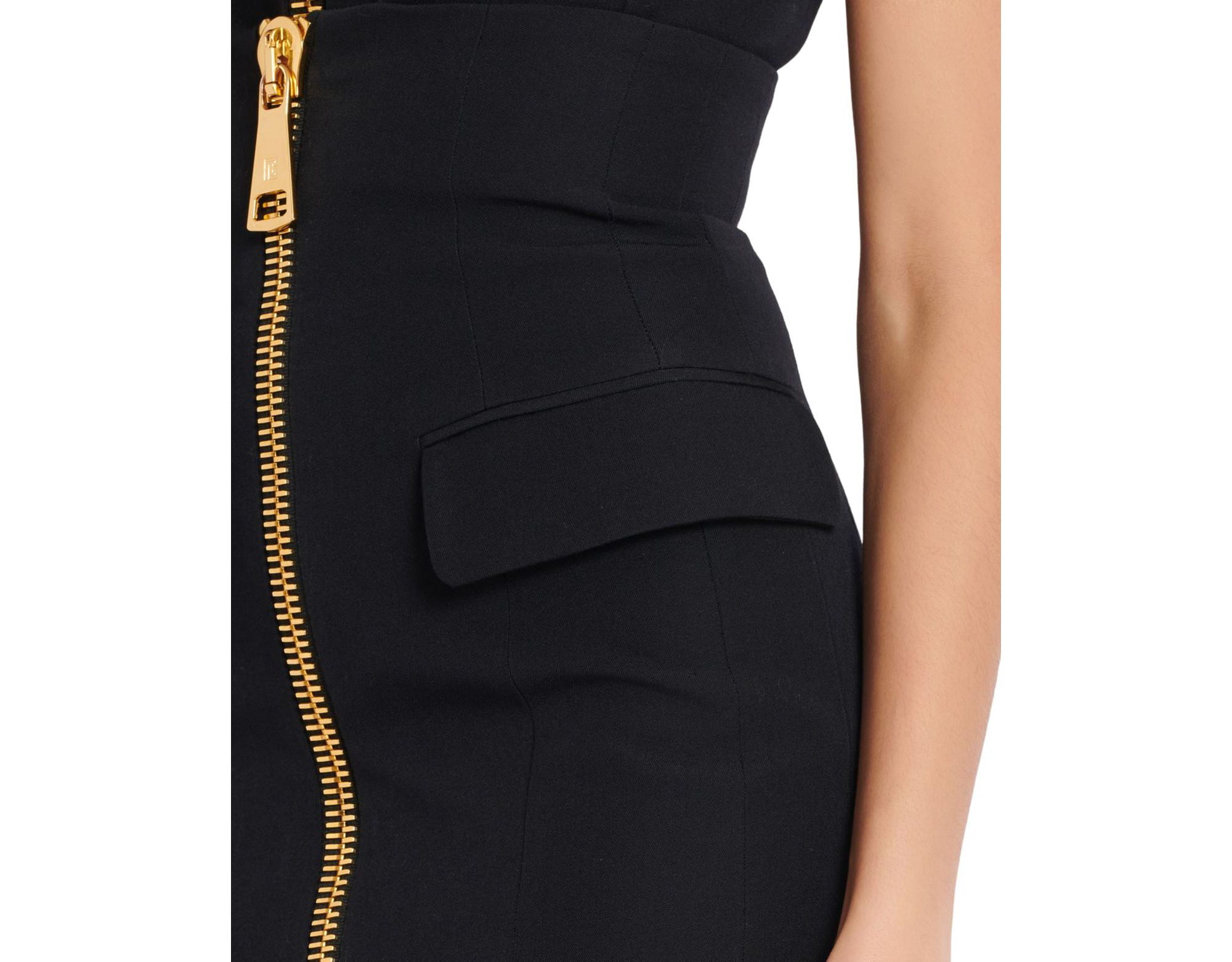 Grain De Poudre Wool Pencil Skirt — Image 6