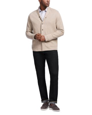 Adriano Cotton Knit Shawl Cardigan