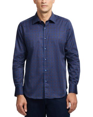 Talbot Cotton Blend Button Down Shirt