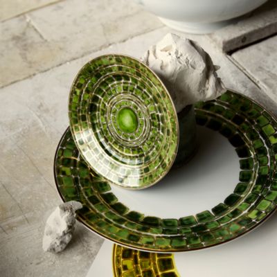 Bread Plate, Jade Green