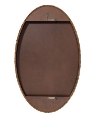 Sparrow Braided Oval Mirror