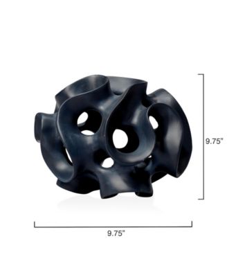 Ribbon Resin Decorative Sphere