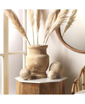 Laguna Wooden Decorative Vase