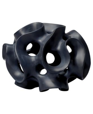 Ribbon Resin Decorative Sphere