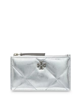 Kira Diamond Quilted Leather Card Case 
