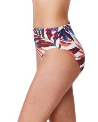 Plantopia Mid Rise Shirred Bikini Bottom