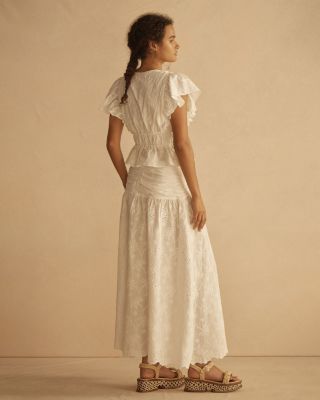 VINYA Ruched Resort Skirt