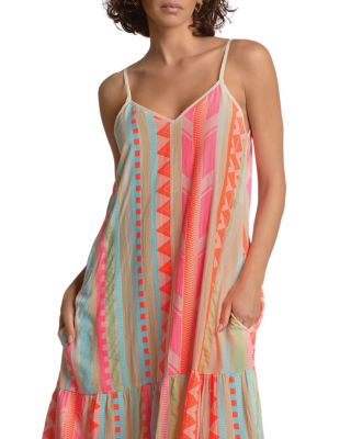 Spaghetti Strap Maxi Swim Cover-Up Dress