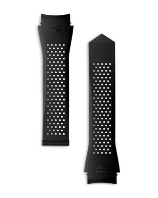 Connected E5 Perforated Rubber Smartwatch Strap, 45mm