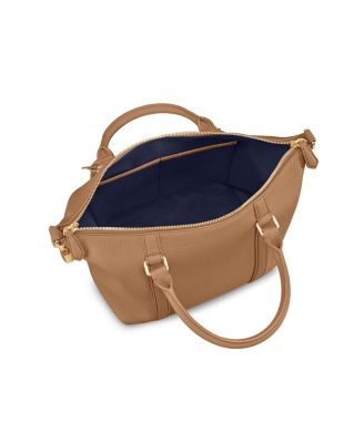 Small Leather Weekender Bag