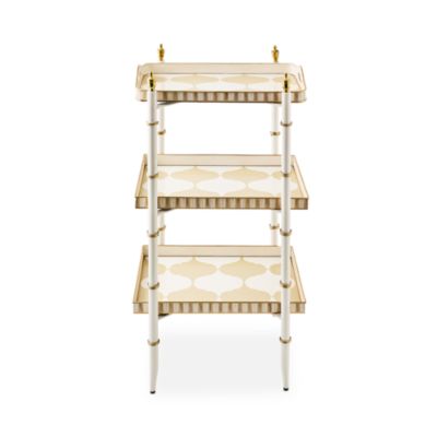 Mocha 3 Tier Tray Table