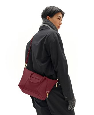 Small Leather Weekender Bag