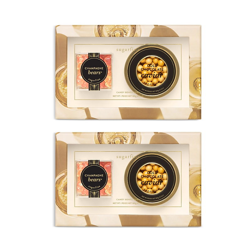 Sugarfina Champagne & Caviar 2 Piece Bento Box Duo In Neutral