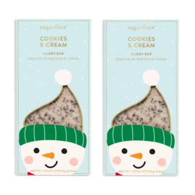 Cookies & Cream White Chocolate Bar, Set of 2