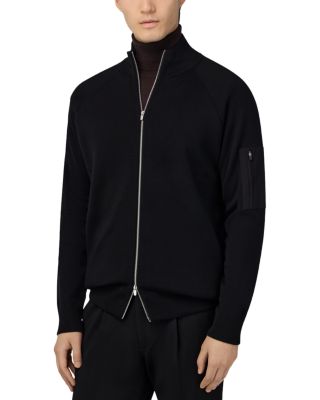 Merino Wool Tech Bomber Jacket