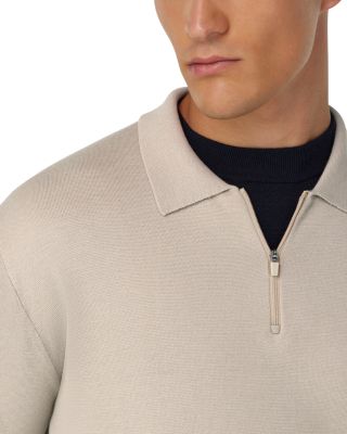 Superfine Merino Wool Knitted Polo Shirt 