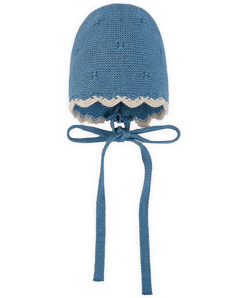 Paz Rodriguez Unisex Newborn Quinta Bonnet - Baby In Blue