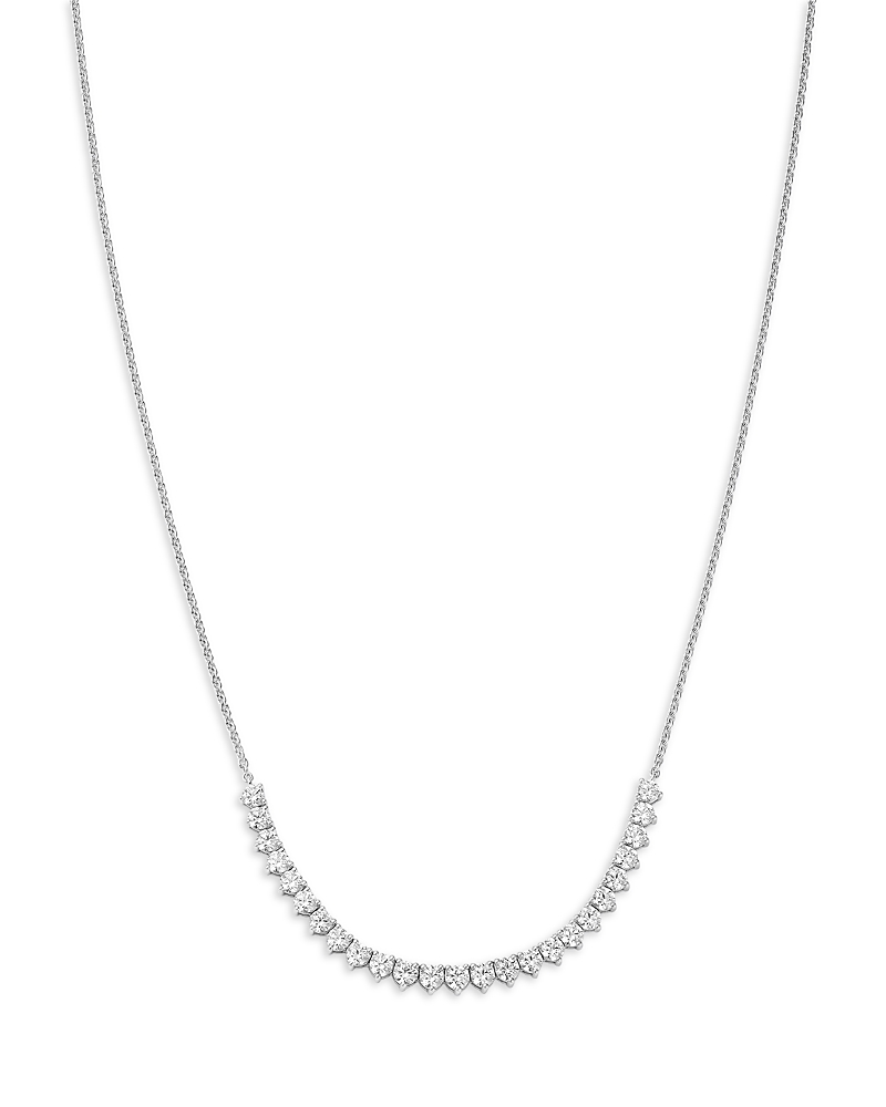 Bloomingdale's Fine Collection Graduated Diamond Necklace in 14K White Gold, 2.0 tcw