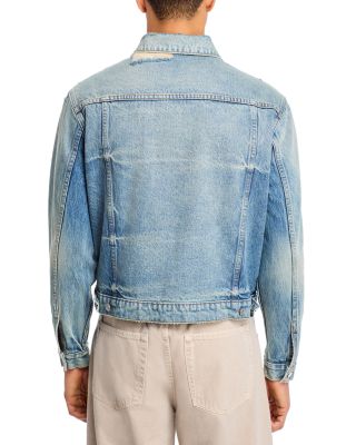 Vintage Wash Denim Trucker Jacket
