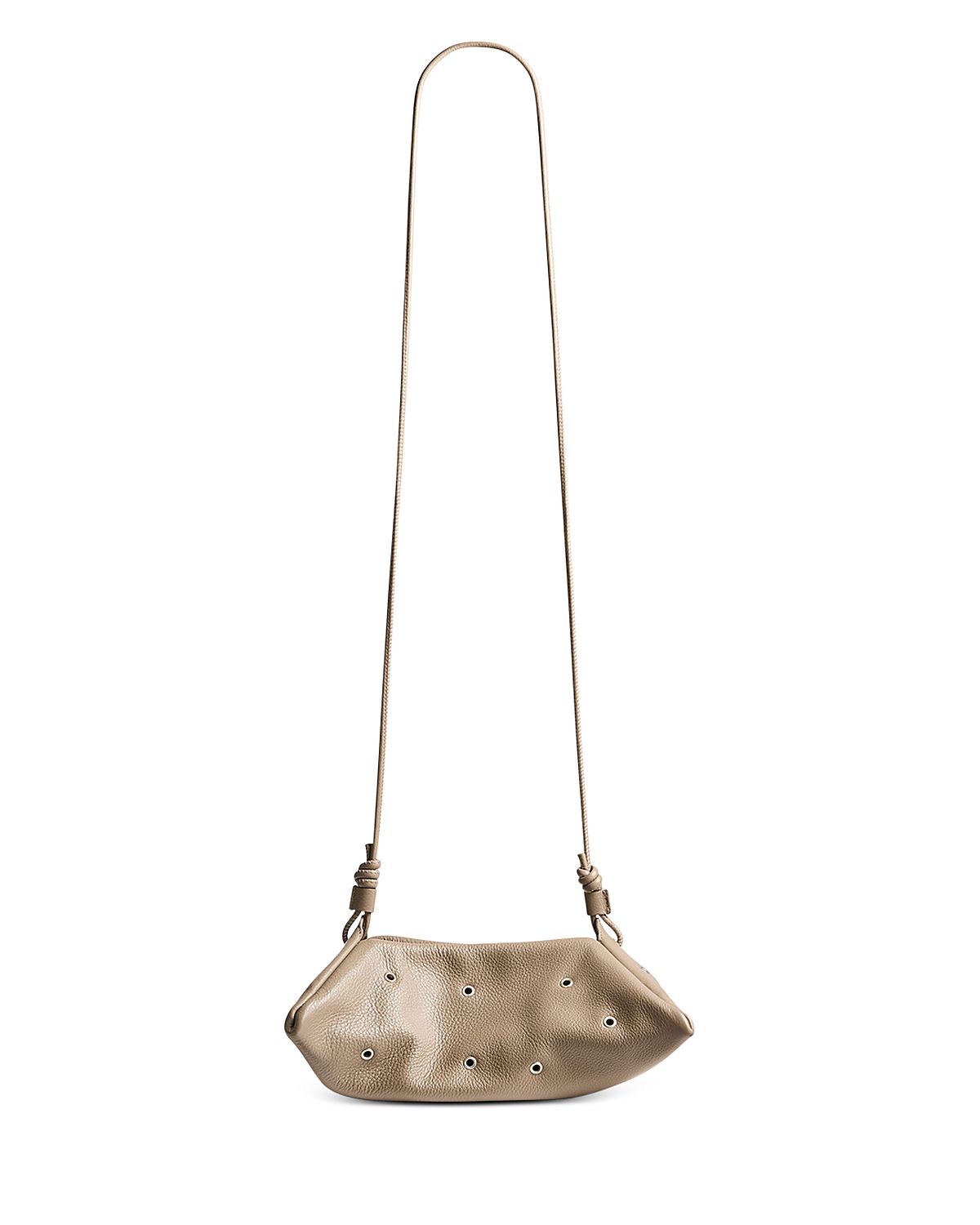 Altuzarra Origami Mini Eyelet Leather Crossbody