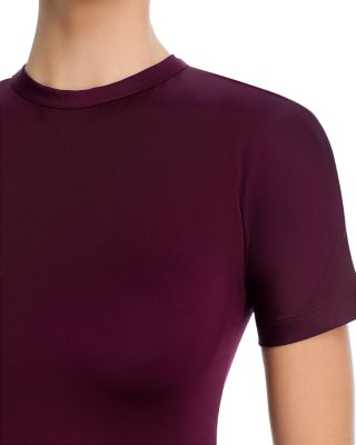 Gathered Waist Midi T-Shirt Dress