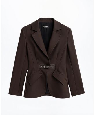 Nocturne Belted Tailored Blazer