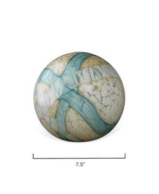 Cosmos Hand Blow Glass Orbs, Set of 2