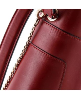  Medium Serpenti Forever Top Handle Bag Leather