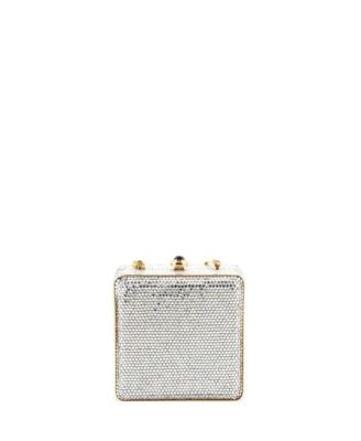  Small Chain Minaudiere Box Clutch Crystal