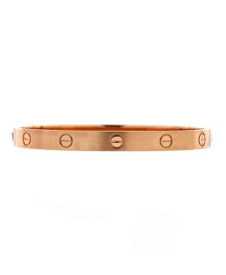  Love Bracelet Brushed 18K Rose Gold